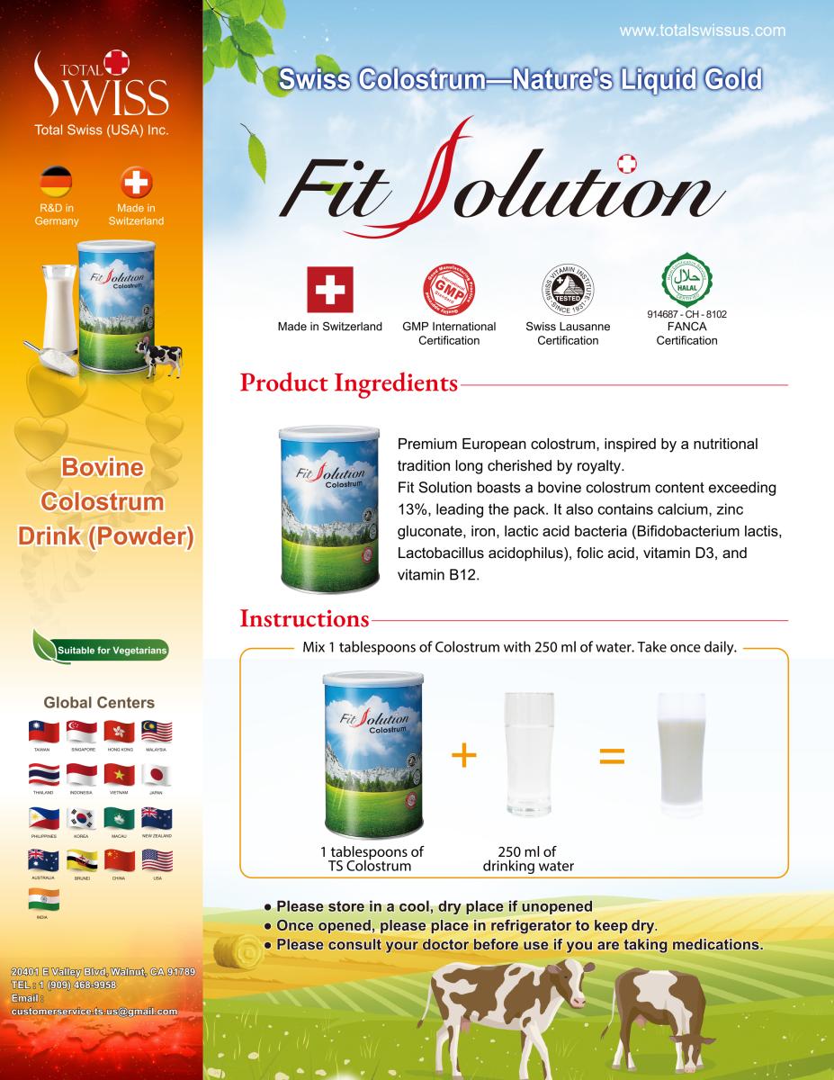 New Product Launch - Colostrum圖細胞營養之1