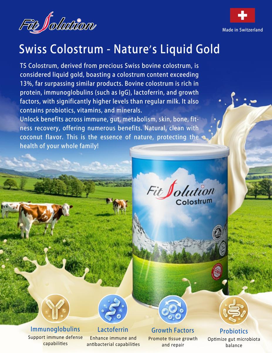 Swiss Colostrum - Nature's Liquid Gold圖細胞營養之1