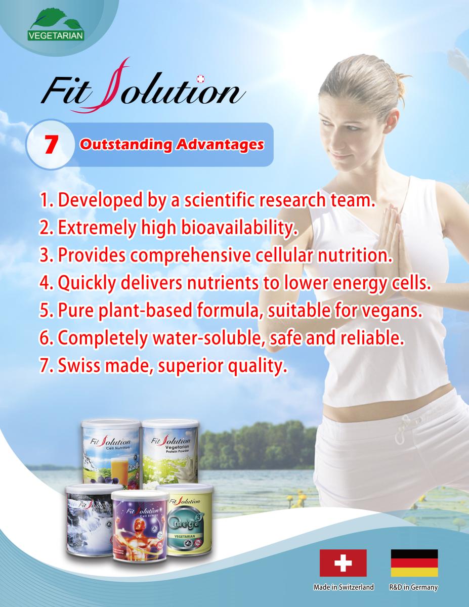 7 Outstanding Advantages of Fit Solution圖細胞營養之1