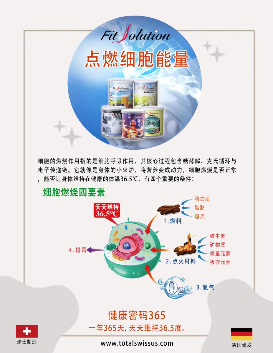 Ignite Cellular Energy by Drinking Fit Solution!圖細胞營養之3