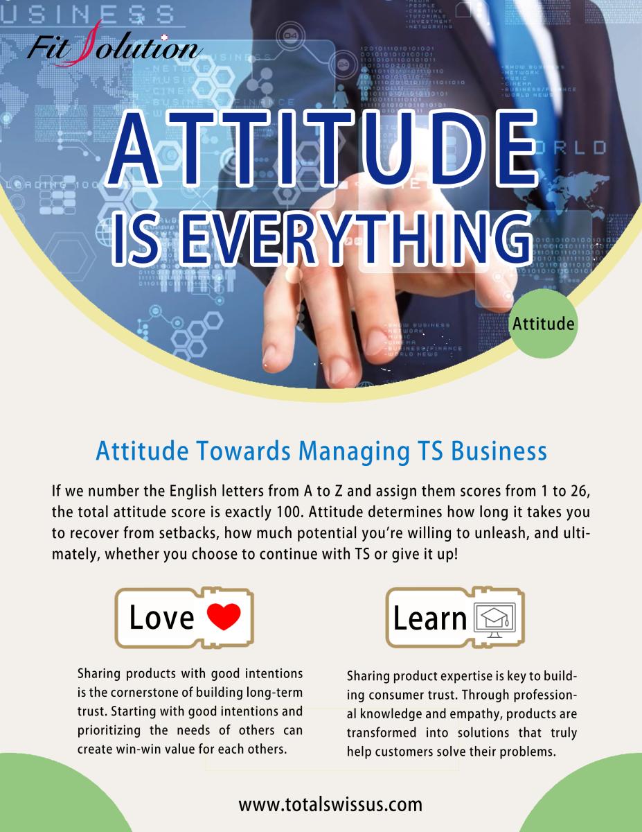 Attitude Towards Managing TS Business圖細胞營養之1